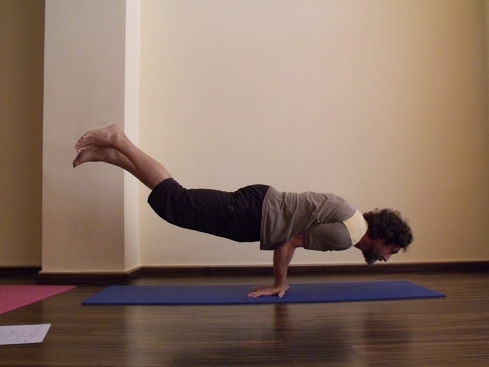 Āsanas de equilibrio IV  -Mayūrāsana el pavo real-